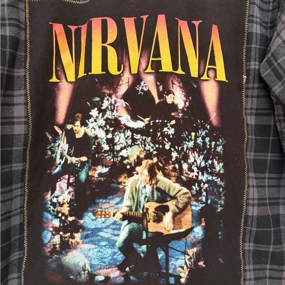 Nirvana Concert Flannel - Picture 2 of 4